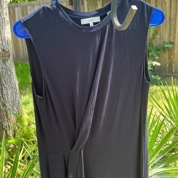 ▶️ Vince ◀️ Comfortable Navy Dress - Picture 2 of 12